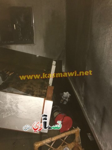 كفرقاسم : اندلاع حريق في احد البيوت واصابة طفيفة جراء استنشاق الدخان وطواقم الإطفائية تسيطر على الحريق 